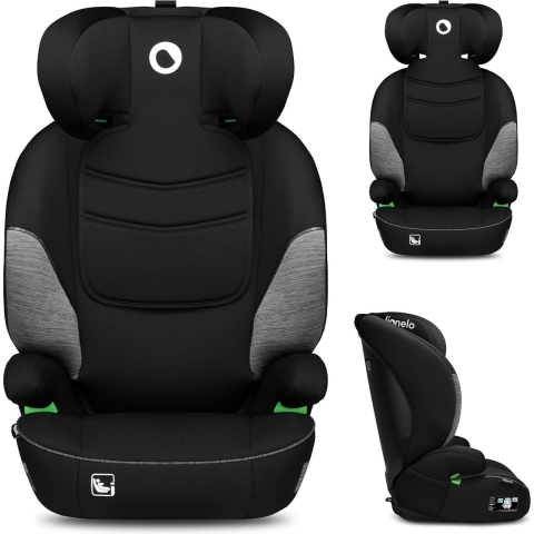 Autostoel Lionelo Lars I-Size Black Grey