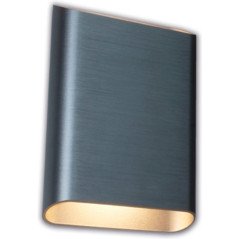 Artdelight Wandlamp Diaz Gun Metal Led 2 x 6Watt