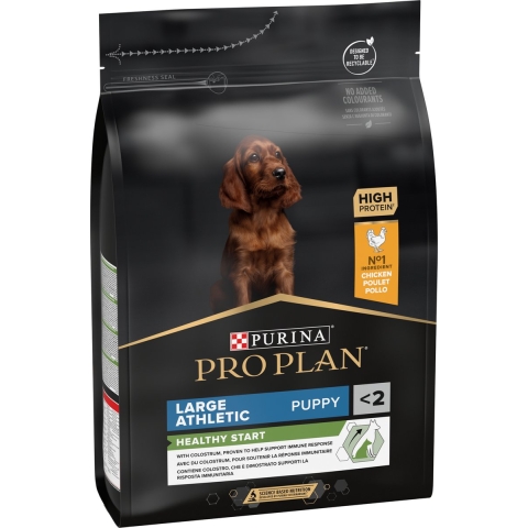 4x Pro Plan Puppy Large Athletic Healthy Start Kip 3 kg