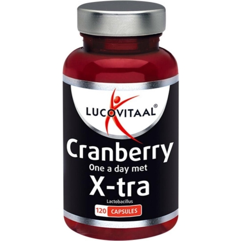 3x Lucovitaal Cranberry X-tra One a Day 120 capsules