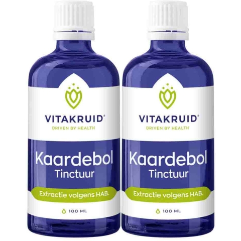 2x Vitakruid Kaardebol Tinctuur Bio 100 ml
