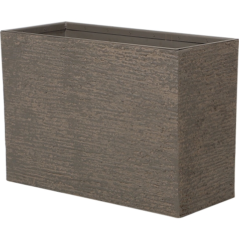 Beliani - EDESSA - Plantenbak - Bruin - 80 cm - Stenenmix