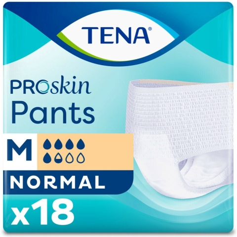4x TENA Proskin Pants Normal Medium 18 stuks