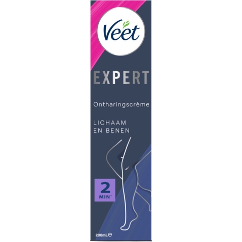 6x Veet Expert Ontharingscrème Benen 200 ml