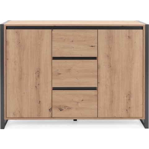 Commode Finori Denver Eiken/Antraciet