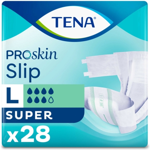 3x TENA Slip Super ProSkin Large 28 stuks