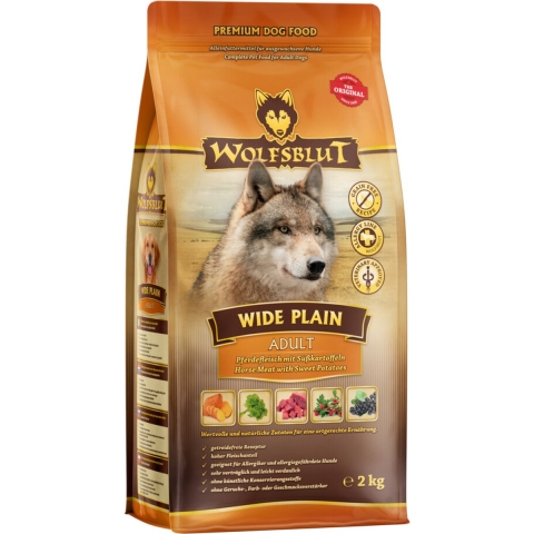 3x Wolfsblut Wide Plain Adult 2 kg