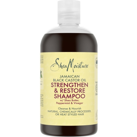 6x Shea Moisture Jamaican Black Castor Oil Strenghten&Restore Shampoo 384 ml