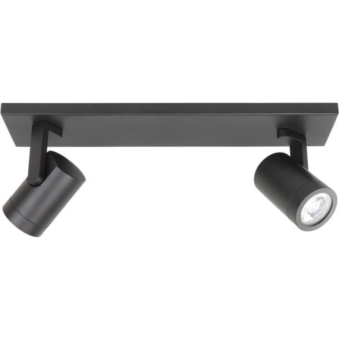 Highlight Spot Halo LED Zwart 2 Lichts Lang