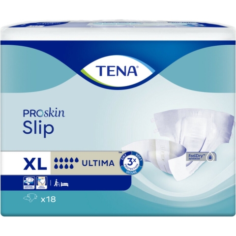 3x TENA ProSkin Slip Ultima XL 21 stuks