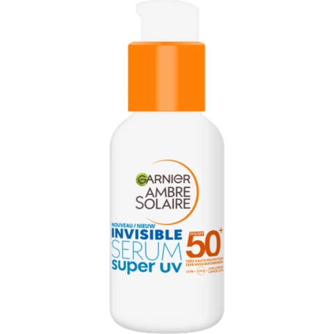 6x Garnier Ambre Solaire Sensitive Expert+ Super UV Invisible Serum SPF 50+ 30 ml