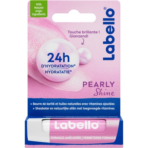 12x Labello Lippenbalsem Blister Pearly Shine
