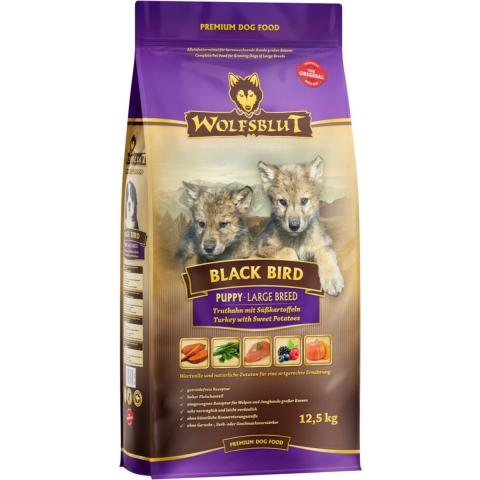 Wolfsblut Black Bird Puppy Large Breed 12,5 kg