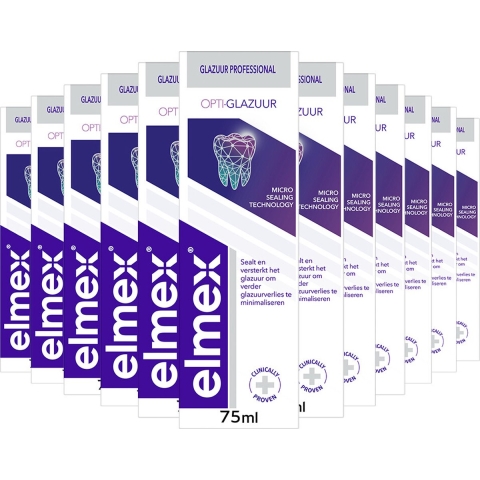 12x Elmex Tandpasta Glazuur Protection 75 ml