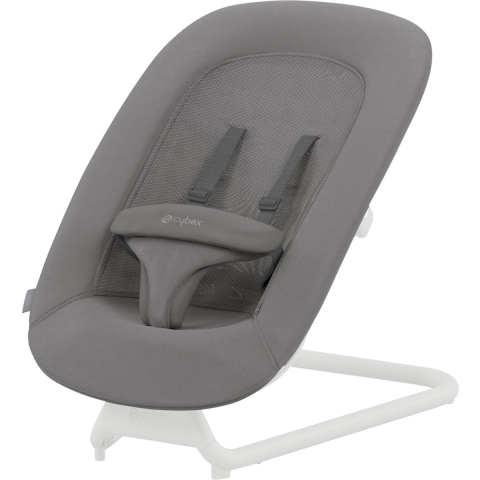 Newbornset Cybex Lemo + Click & Fold Bouncer Suede Grey/Mid Grey