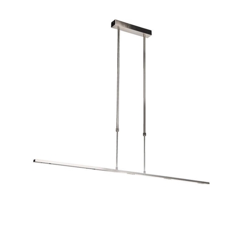 QAZQA Moderne hanglamp staal incl. LED verstelbaar - Bold