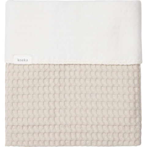 Deken Ledikant Koeka Wafel Cotton Fleece Sand