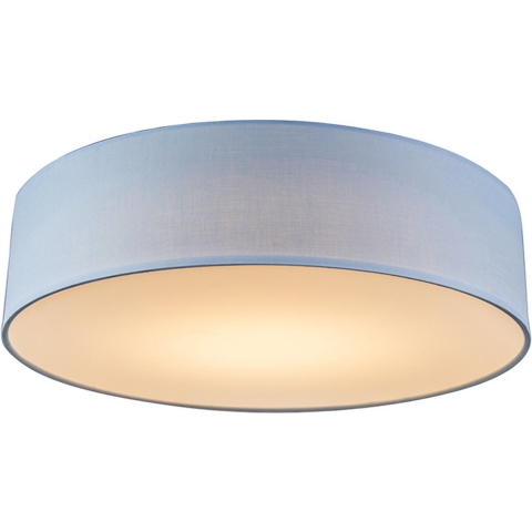 QAZQA Plafondlamp blauw 40 cm incl. LED - Drum LED