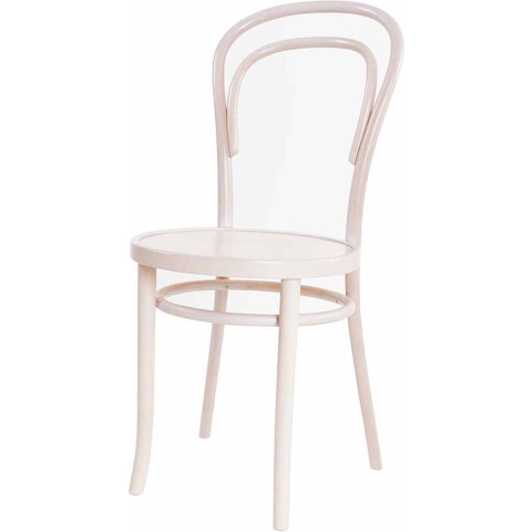 Fameg Vienna Thonet No.14 Houten Bistrostoel Whitewash