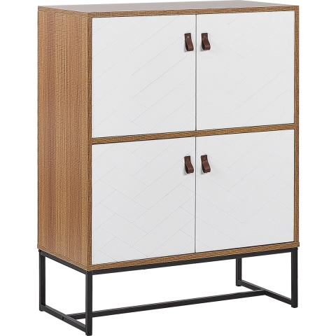 Beliani - NUEVA - Sideboard - Lichte houtkleur - MDF