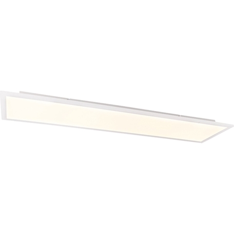 QAZQA Modern LED paneel staal 120 cm incl. LED 4-staps dimbaar - Liv
