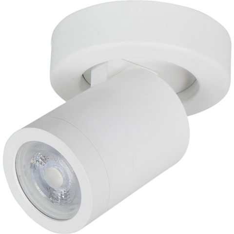 Highlight Spot Oliver Mat Wit 1 lichts IP44 8cm Ø