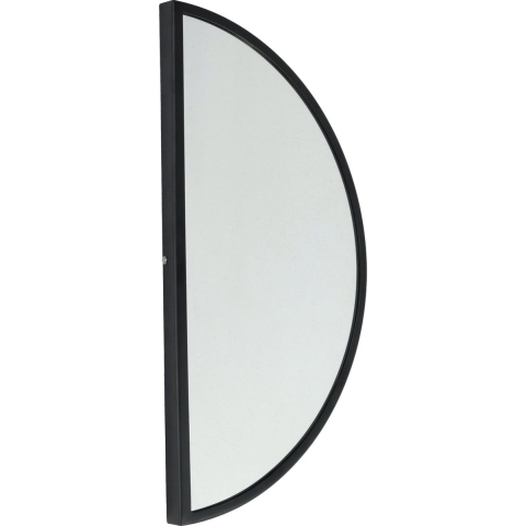 LOFT42 Mirror Spiegel Half Rond - Zwart - Metaal - 60x31