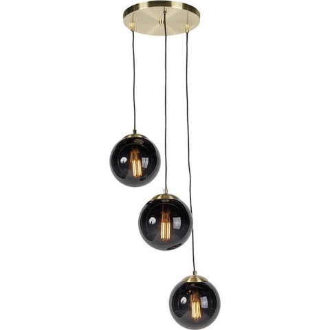 QAZQA Hanglamp boven nachtkastje naast het bed, slaapkamer, trendy