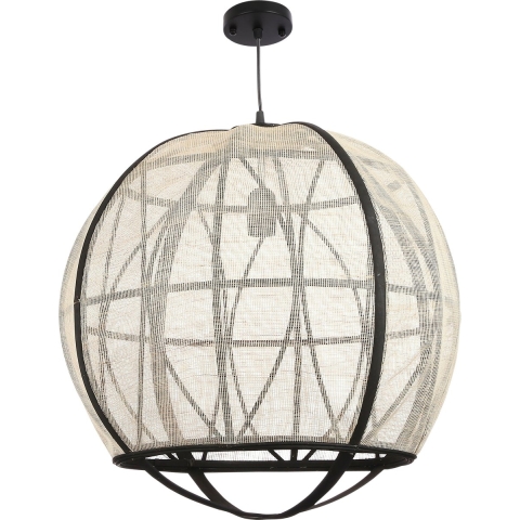 Mica Decorations Pella Hanglamp H50 x Ø50,5 cm Off White