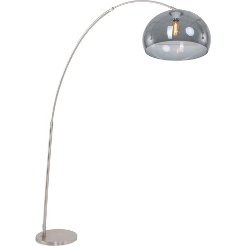 Steinhauer Sparkled Light Booglamp + kunststof kap - Grijs