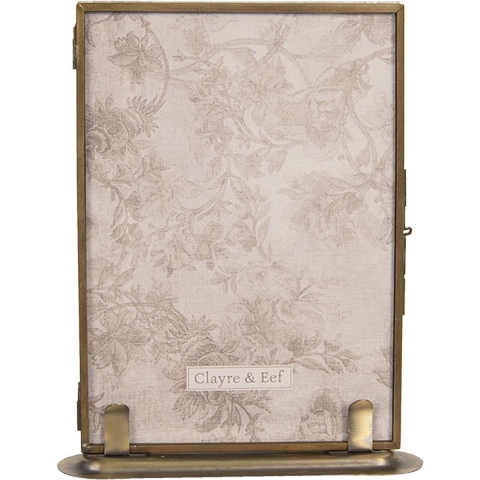 Clayre & Eef Fotolijst 13x18 cm Zilverkleurig Ijzer Rechthoek