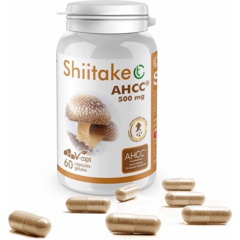 Soria Shiitake AHCC 500 mg | 60 capsules