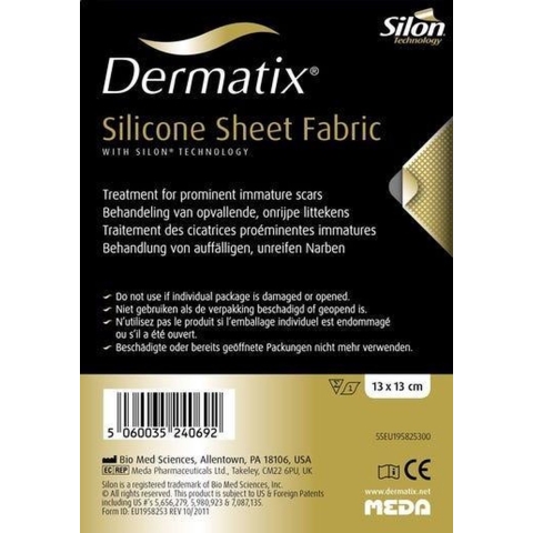 Dermatix Silicone Sheet Clear 13 x 13 cm | 1 stuk