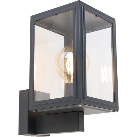 QAZQA Smart buitenwandlamp grijs incl. Smart G95 - Sutton Up