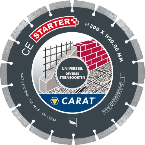 Carat Zaagblad Droog Economy / UniØ 300x20mm, CE Starter