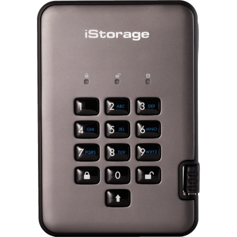 diskAshur Pro2 256-bit 3TB - Classified - Graphite
