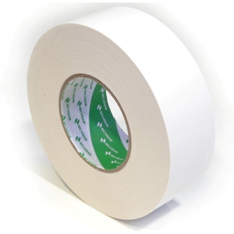 Nichiban Gaffertape NT1200 Ducttape 50 mm / 50 meter in wit (6 rollen)