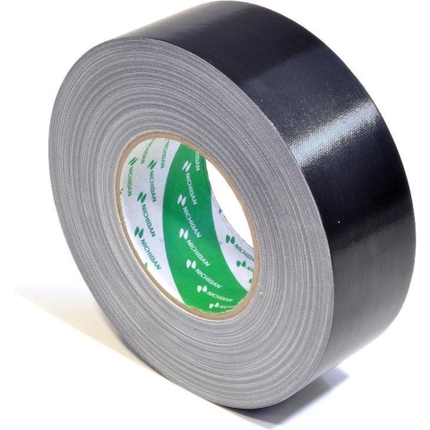 Nichiban Gaffertape NT1200 Ducttape 50 mm / 50 meter in zwart (6 rollen)