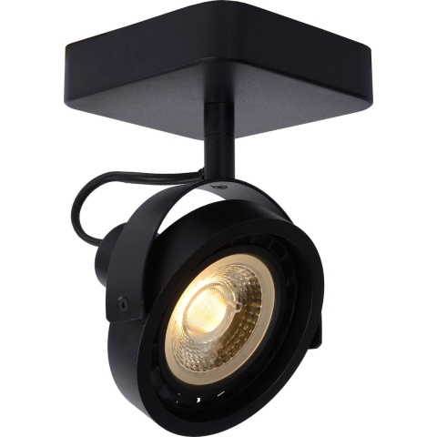 Lucide TALA LED Plafondspot 1xGU10 (ES111) - Zwart