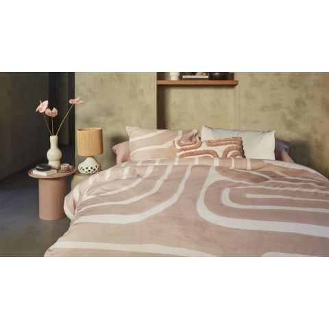 vtwonen Tribe Dekbedovertrek 200 x 200/220 cm - Poeder