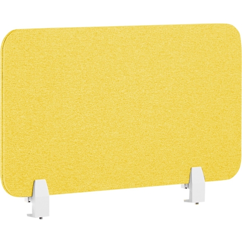 Beliani - WALLY - Bureauscherm - Geel - 72 cm - Polyester