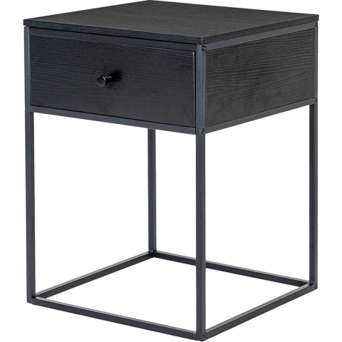 Artichok Karen metalen nachtkastje zwart - 40 x 40 cm