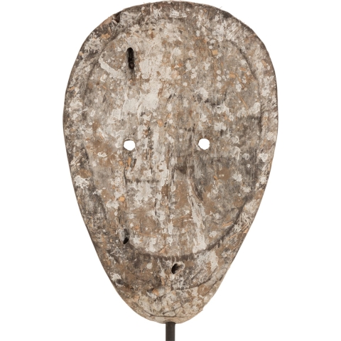 J-Line wanddecoratie figuur Abstract Alabasia - hout - grijs