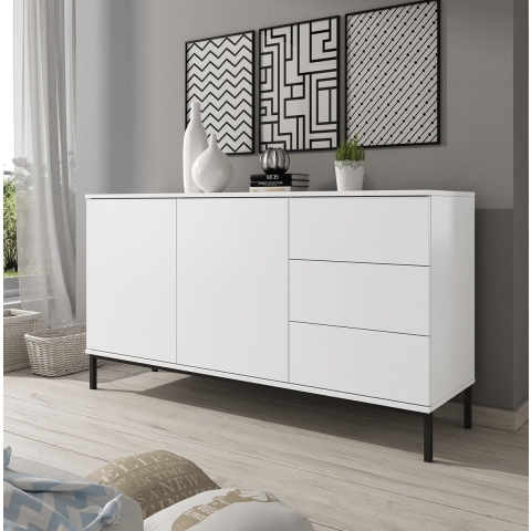 Meubella Dressoir Queen - Wit - 150 cm