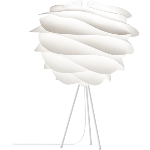 Umage Carmina Medium tafellamp white - met tafel tripod wit - Ø 48 cm