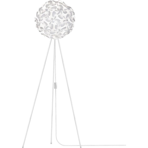 Umage Lora Medium vloerlamp white - met vloer tripod wit - Ø 45 cm