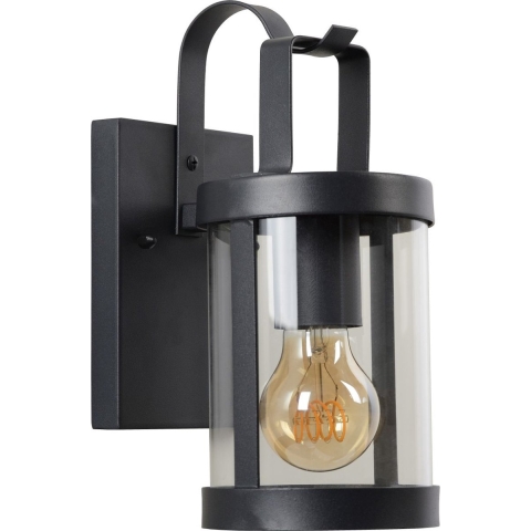 Lucide LINDELO Wandlamp 1xE27 - Zwart