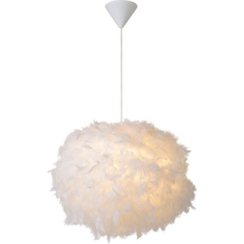 Lucide GOOSY SOFT Hanglamp 1xE27 - Wit