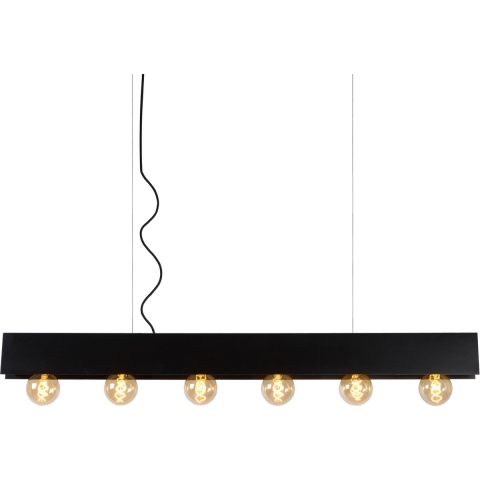 Lucide SURTUS Hanglamp 6xE27 - Zwart