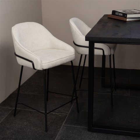 Giga Meubel - Barkruk Maxime Beige